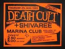 The Death Cult Original 100x75cm 1983 Silk Screened Punk Goth Concert Poster