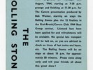 Rolling Stones 1964 Tower Ballroom New Brighton Wooler Signed Concert Ticket UK