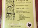 Andy Warhol Cover Art Carlos Chávez Program Of Mexican Music Rare LP