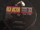 ELVIS PRESLEY SURRENDER LONELY MAN, 68-7850 RCA VICTOR COMPACT 33, 7