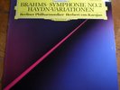 Brahms Symphony 2 Karajan DG Digital 423 142-1 made in Germany NM