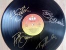 THE CLASH : The Clash (1977) FULLY SIGNED Vinyl Album (LP only, no album cover)