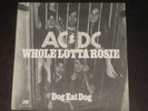AC/DC rare '77 HOLLAND ONLY COVER 45 Whole Lotta Rosie  ex+/ex+