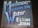 Elton John rare '71 UK 1st press LP Madman Across The Water EX+ *red translucent
