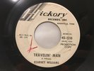 promo KEARNEY WILLIAMS Travelin' Man HICKORY 45-1218 RARE ROCKABILLY