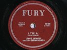 78 RPM -- Lewis Lymon and the Teenchords, Fury 1000, E-V+ Doo Wop - R&B