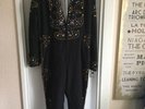 Elvis Jumpsuit King Of Spades With Cape And Belt