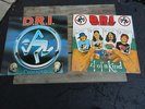 D.R.I. 1987 Crossover VG+ LP  4 Of A Kind 1988 EX LP originals HARDCORE four DRI