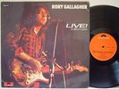 RORY GALLAGHER - LIVE  In Europe LP (RARE German Import on POLYDOR)