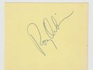ROY ORBISON RARE ORIGINAL AUTOGRAPHED BOOK PAGE