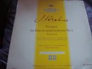 AESCHBACHER - BRAHMS Piano Cto, Paul van KEMPEN DGG TULIPS ALLE RECHTE 18248 LPM