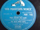 RARE vintage His Masters voice 78rpm THE DEEP RIVER BOYS rock around the clock /