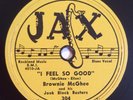 Brownie McGhee, JAX 78 rpm, I Feel So Good & Key to the Highway, (E-)