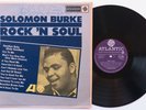 SOLOMON BURKE UK 1st Press ROCK 'N SOUL Lp INCREDIBLE 66 AUTOGRAPHS, INSCRIPTION