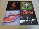 AC/DC/SKID ROW/ALICE COOPER/DAVID LEE ROTH - 4 X LP BUNDLE - EX - SALE