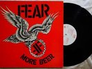 FEAR More Beer RESTLESS HARDCORE PUNK ROCK LP VG++