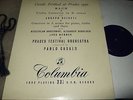 SZIGETI/CASLAS : CASALS FESTIVAL AT PRADES 1950 ORIGINAL LP COLUMBIA 33CX1113 UK