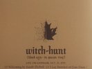 BLOOD AXIS - IN GOWAN RING - WITCH HUNT Rites Of Samhain LP BROWN S/SIDED RARE