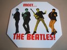 The Beatles - meet... the beatles  rare coloured vinyl lp in shaped sleeve ltd