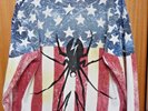 Rare My Chemical Romance American Flag Danger Days Official Hoodie Killjoys Med.