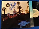 EAGLES Hotel California SIGNED AUTOGRAPHED LP Don Felder