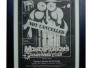 MONTY PYTHON+Live Drury Lane+RARE ORIGINAL 1974 POSTER AD+FRAMED+FAST WORLD SHIP