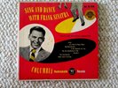 RARE 1950 FRANK SINATRA Columbia B-218 Extended Play 45 rpm 2 Record Set