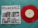 THE RAMONES - BLITZKRIEG BOP - TRANSPERENT RED - 7