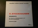 K. STOCKHAUSEN MOMENTE LP WERGO 1965