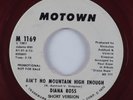 Northern Soul 45 DIANA ROSS Ain't No Mountain High MOTOWN red wax promo HEAR