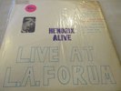 Jimi Hendrix-Alive. Live at LA Forum  V.Rare Red/Orange vinyl LP  Good Condition