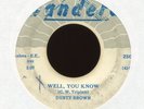 DUSTY BROWN Well You Know on Bandera R&B Blues 45 Hear