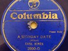 JAZZ 78RPM; EARL HINES COLUMBIA BLUE WAX 57 Varieties