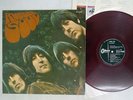 BEATLES RUBBER SOUL ODEON OP-8156 Japan Red Vinyl VINYL LP