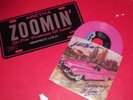 rare 1985 ARETHA FRANKLIN ZOOMIN FREEWAY OF LOVE promo LICENSE PLATE pink 45