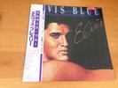 LP ELVIS PRESLEY ELVIS BLUE JAPAN OBI PROMO + POSTER BLUE WAX