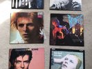 David Bowie Vinyl Records x 6 Inc Hunky Dory, Lets Dance, Space Oddity Etc