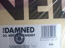The Damned, So, Who's Paranoid?, Clear Vinyl, Low Numbered copy, +  Promo Poster