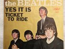 Beatles 1965 U.S. Capitol Ticket To Ride Picture Sleeve EC