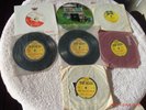 8X45 RPM PROMO  RECORDS, GOLDEN FLEECE, AMOCO, LAWRENCE DRY CLEANERS, CRAVEN 'A'