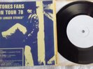 THE ROLLING STONES-ON TOUR 78-RPM 331/3 EP-WHITE LABEL-VERY GOOD