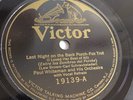 Paul Whiteman - 78rpm single 10-inch – Victor #19139 Last Night On The Back...