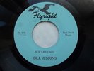 BILL JENKINS 45 'BOP LIKE CARL PERKINS' USA FLYRIGHT KILLER 1977 ROCKABILLY MINT