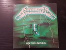 HARD ROCK VINYLE 33T METALLICA  RIDE THE LIGHTNING