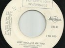 Rocky Roberts Lebanese '67 Promo 45 Just Because Of You LSN? Mod Northern Soul