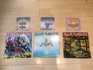 Iron Maiden and Guns & Roses Job-lot  x3 Albums  x3 7” Singles  ONLY £34.99p