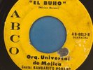 ORQUESTA UNIVERSAL DE MOJICA - El Buho / Romance en la Playa - PANAMA 45