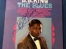 BB KING signed autographed LP COVER beautiful signature