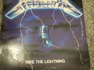 Metallica - Ride The Lightning  Elektra 60396-1 Vinyl VG+