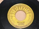 45 RPM Elvis Presley SUN 209 That's All Right / Blue Moon Of Kentucky G+